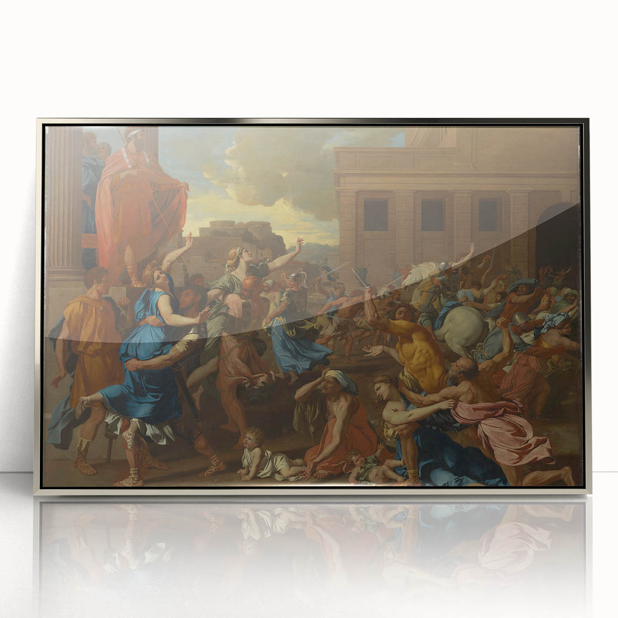 The Abduction of the Sabine Women: Baroque Historical Wall Art