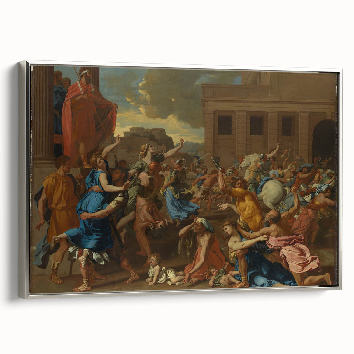 The Abduction of the Sabine Women: Baroque Historical Wall Art