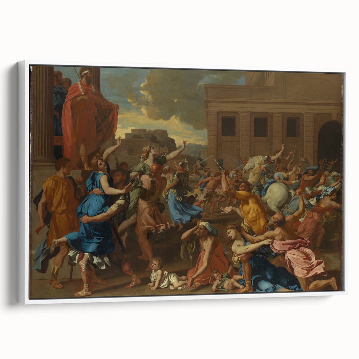 The Abduction of the Sabine Women: Baroque Historical Wall Art