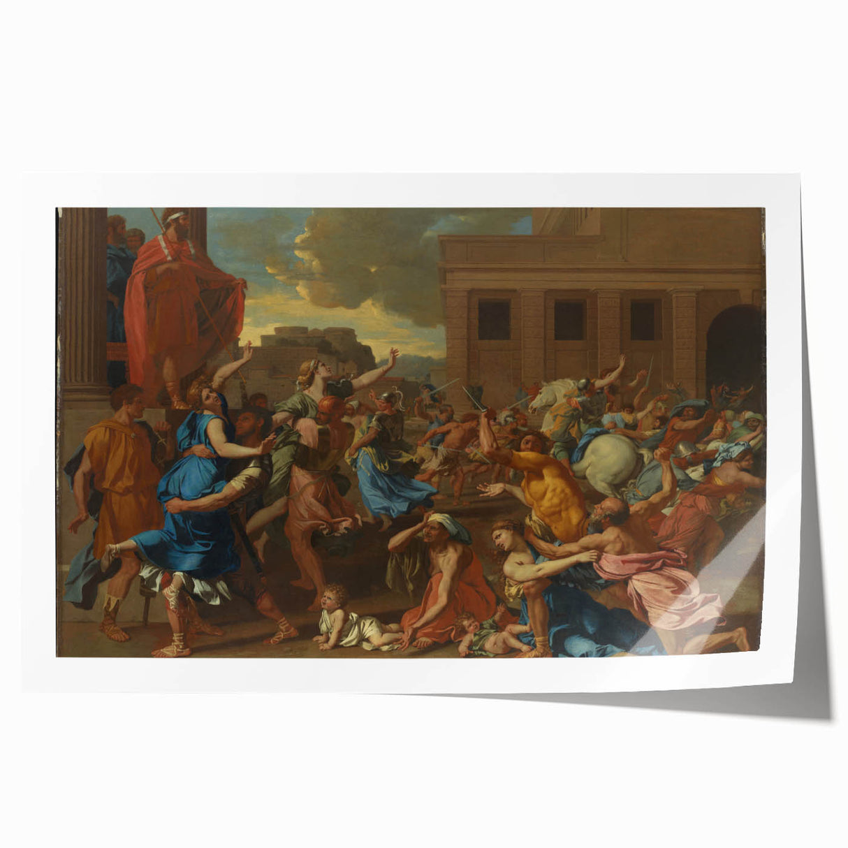 The Abduction of the Sabine Women: Baroque Historical Wall Art