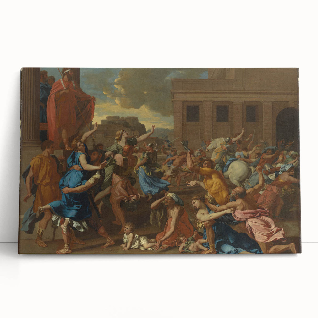 The Abduction of the Sabine Women: Baroque Historical Wall Art
