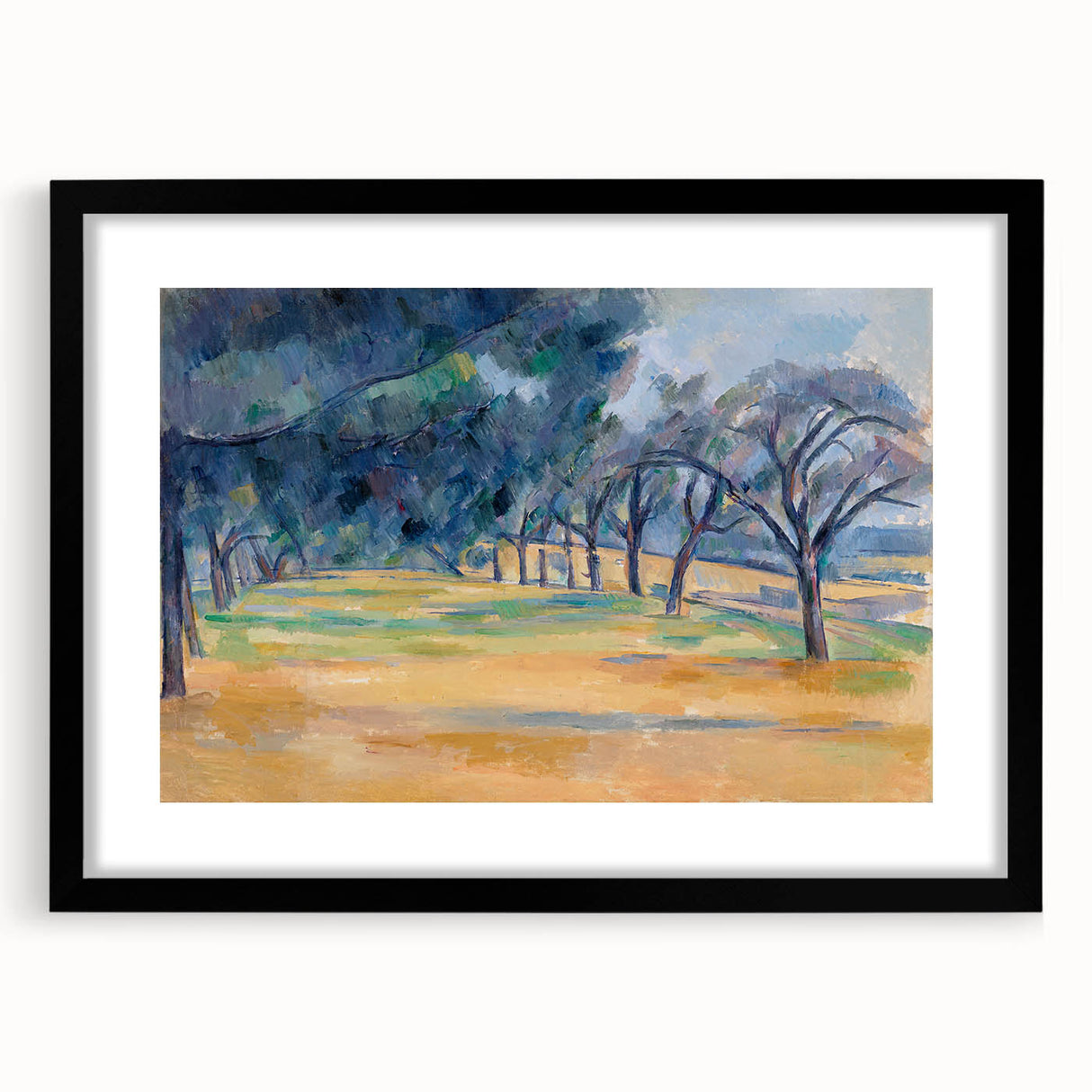 The Allée at Marines: Paul Cézanne's Impressionist Landscape Art