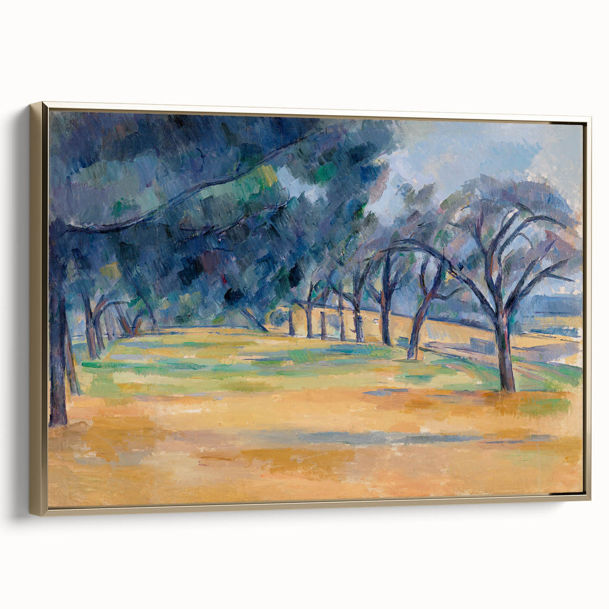 The Allée at Marines: Paul Cézanne's Impressionist Landscape Art