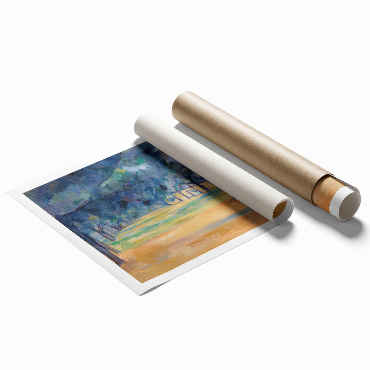 The Allée at Marines: Paul Cézanne's Impressionist Landscape Art