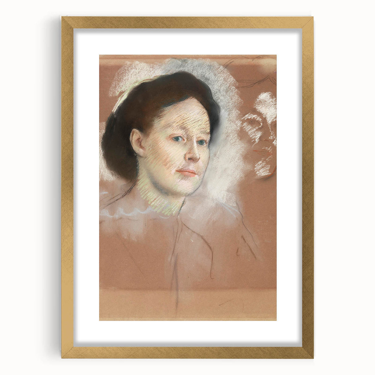 Impressionist Portrait Art - Degas' "The Artist's Cousin" Print