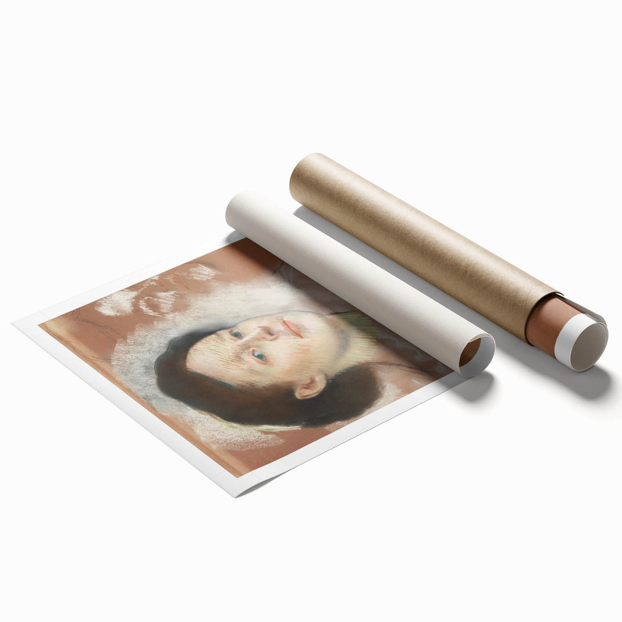 Impressionist Portrait Art - Degas' "The Artist's Cousin" Print