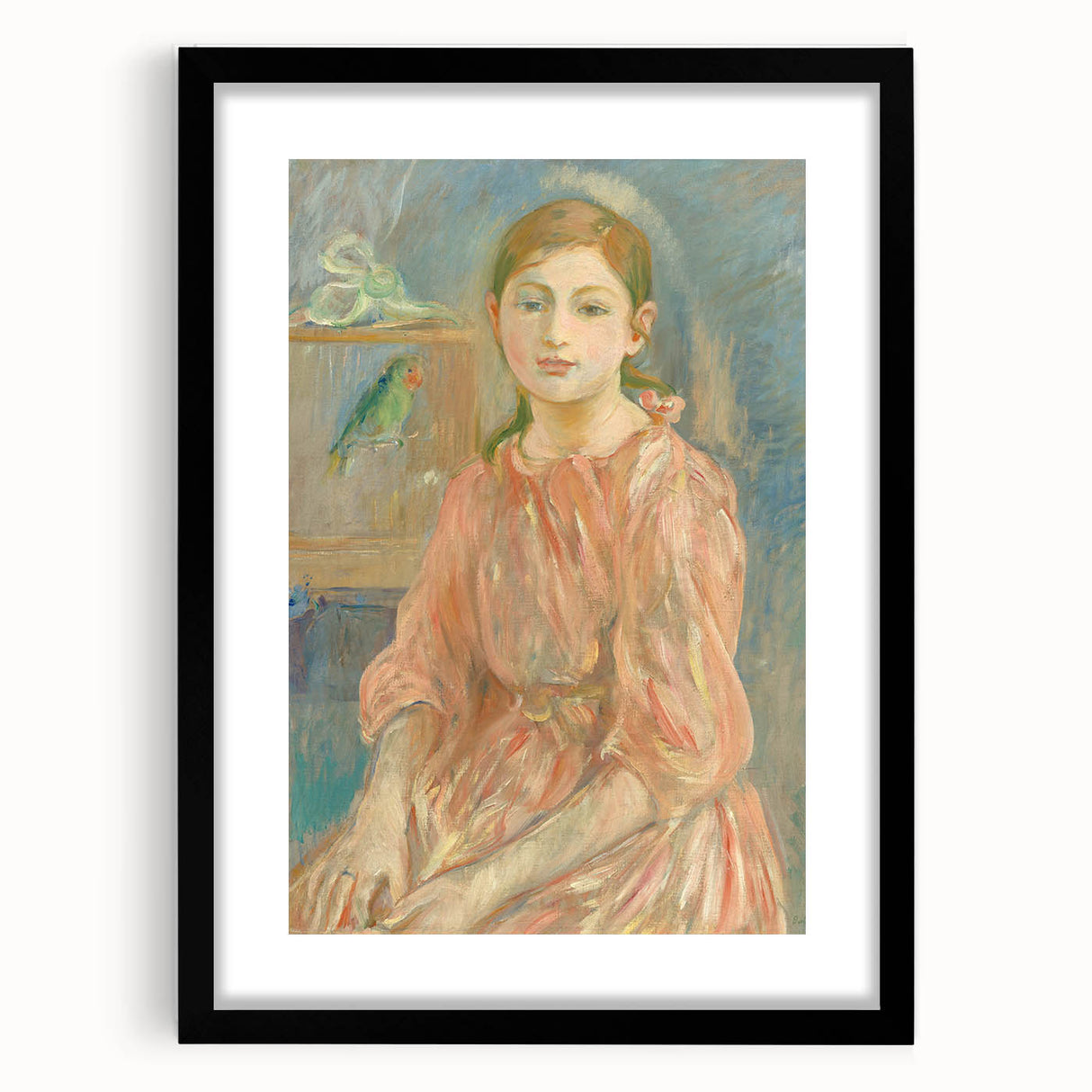 Impressionist Portrait Art - Morisot's "The Artist's Daughter