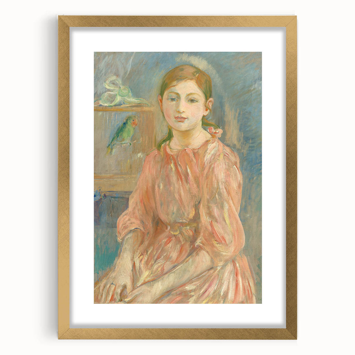 Impressionist Portrait Art - Morisot's "The Artist's Daughter