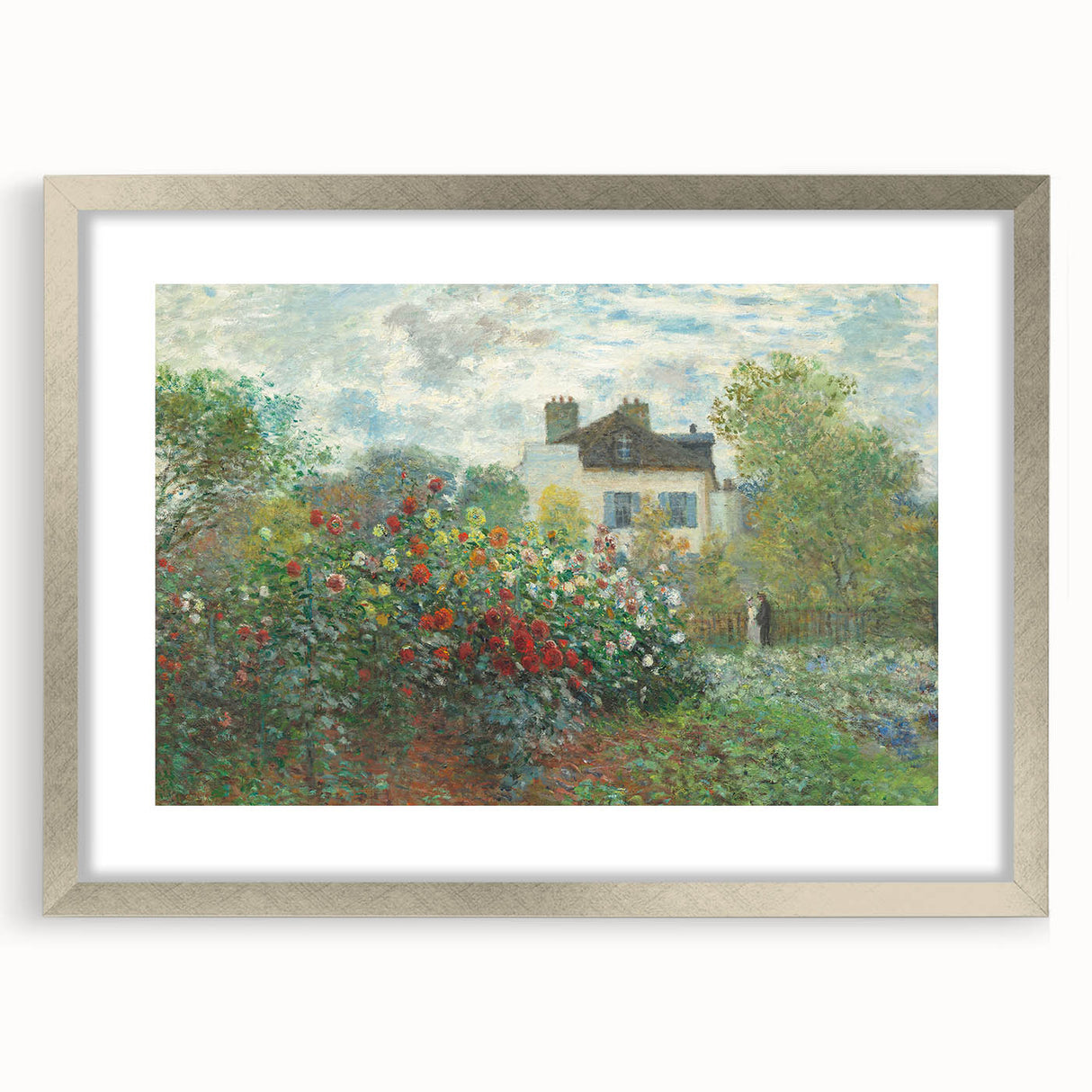 Artist's Garden in Argenteuil: Monet's Impressionist Floral Wall Art