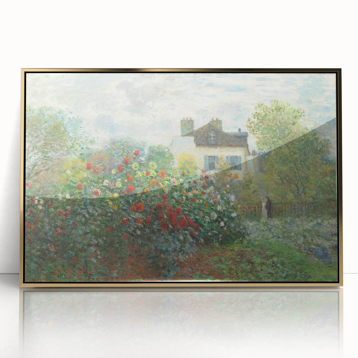 Artist's Garden in Argenteuil: Monet's Impressionist Floral Wall Art