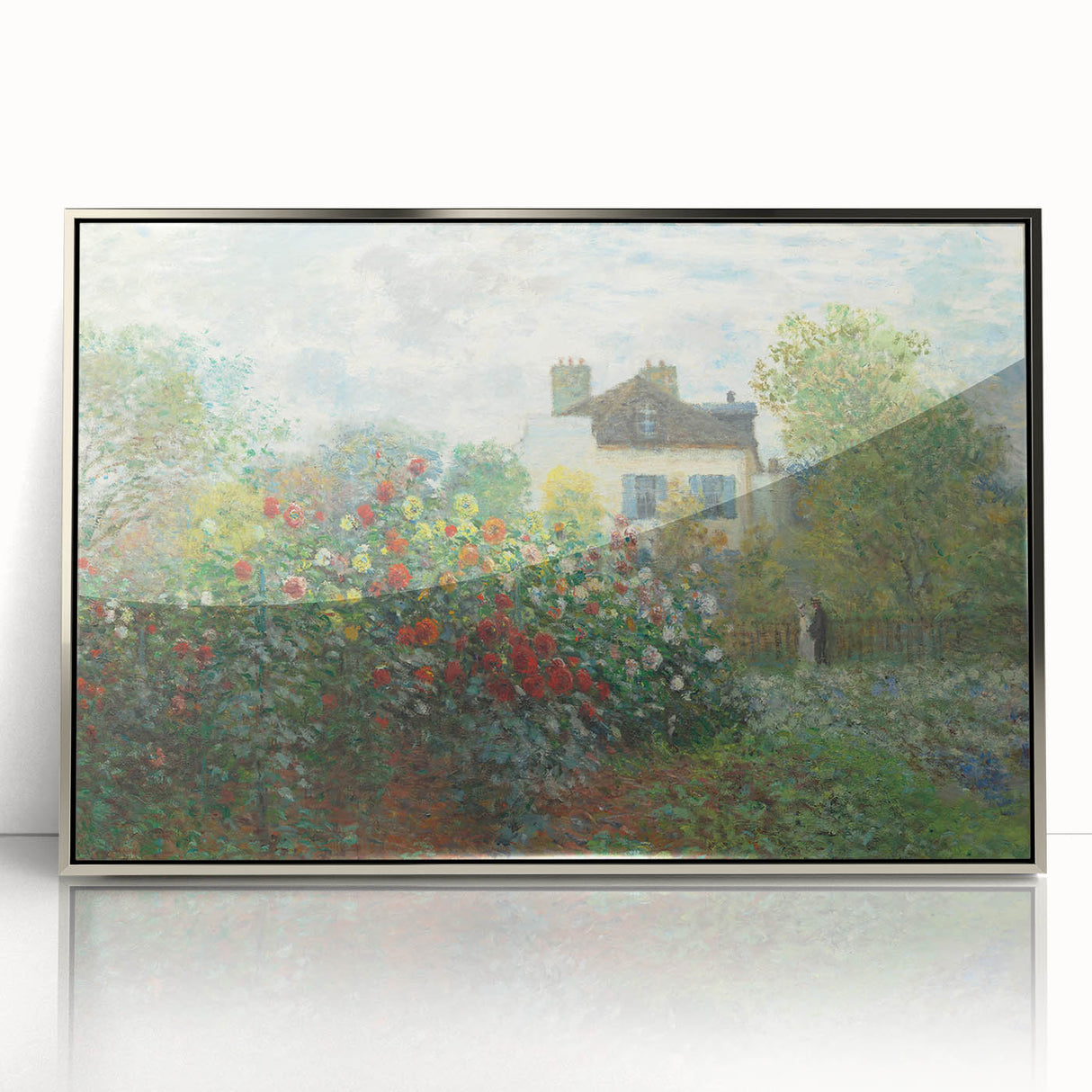Artist's Garden in Argenteuil: Monet's Impressionist Floral Wall Art