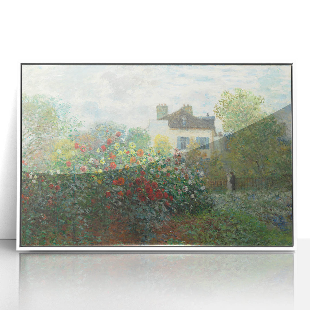 Artist's Garden in Argenteuil: Monet's Impressionist Floral Wall Art