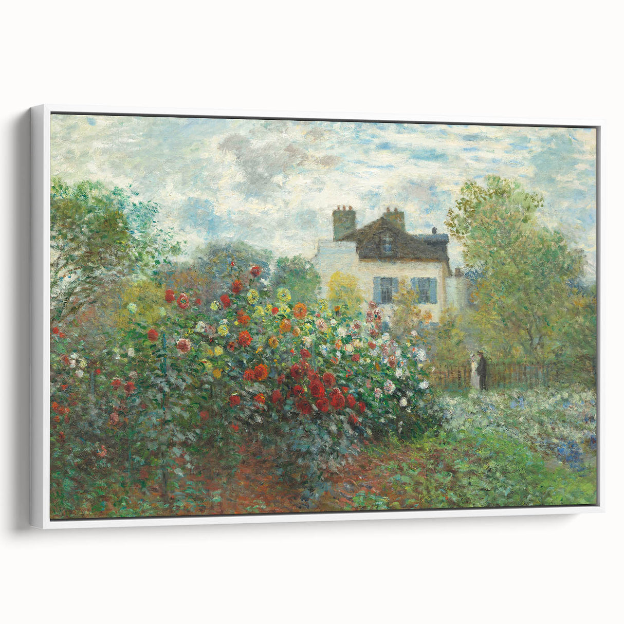 Artist's Garden in Argenteuil: Monet's Impressionist Floral Wall Art