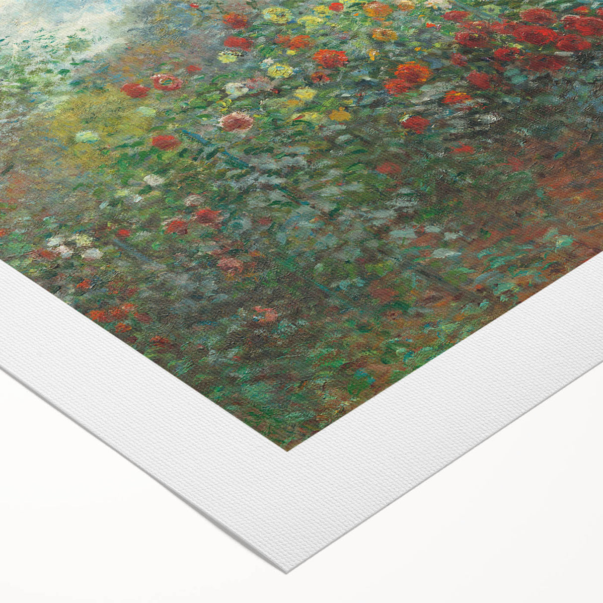 Artist's Garden in Argenteuil: Monet's Impressionist Floral Wall Art