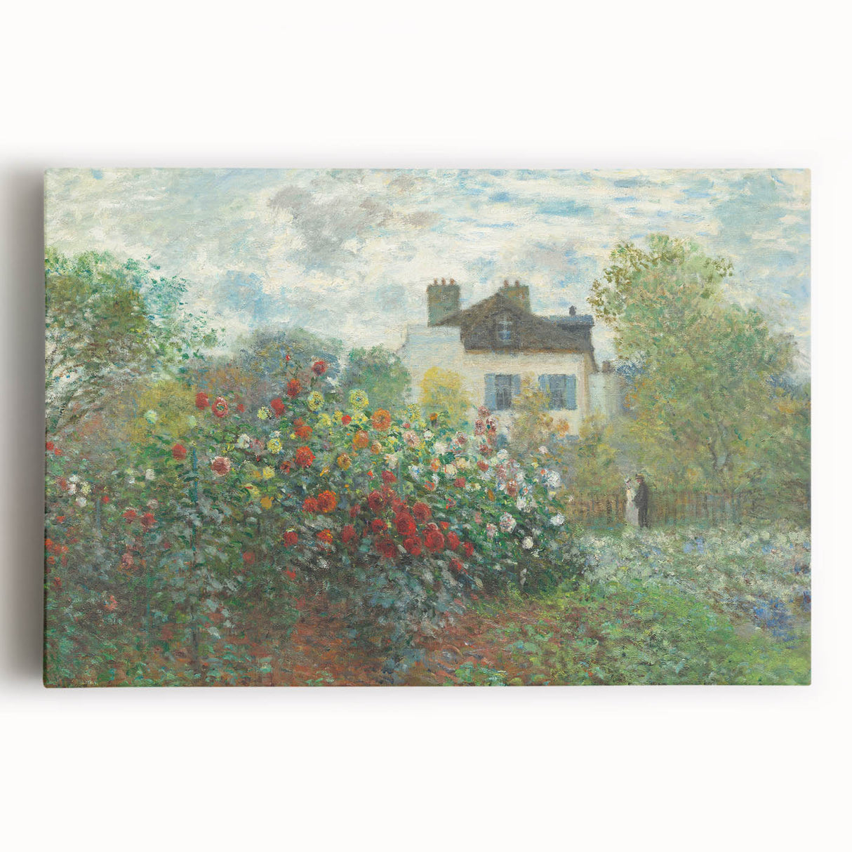Artist's Garden in Argenteuil: Monet's Impressionist Floral Wall Art