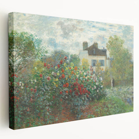 Artist's Garden in Argenteuil: Monet's Impressionist Floral Wall Art