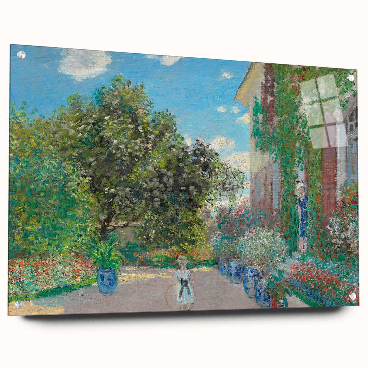 Artist's House at Argenteuil: Monet's Impressionist Garden Wall Art