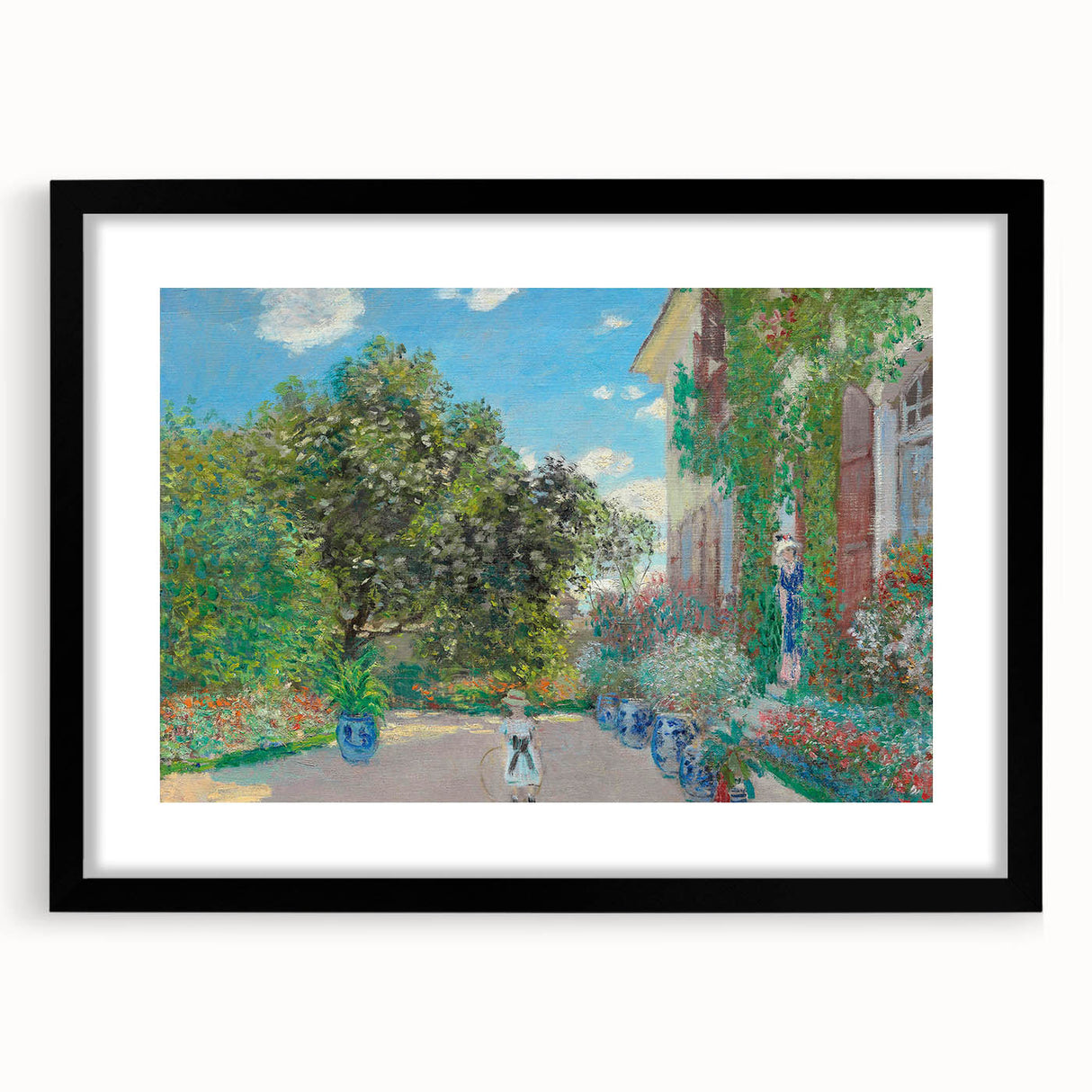 Artist's House at Argenteuil: Monet's Impressionist Garden Wall Art