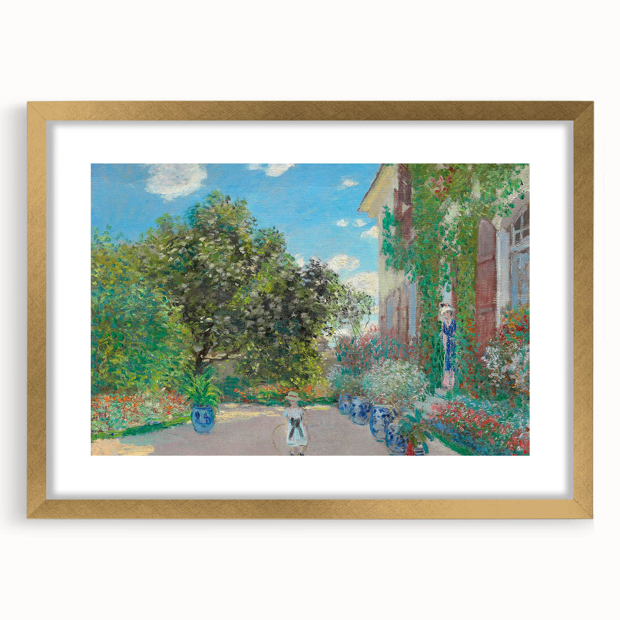 Artist's House at Argenteuil: Monet's Impressionist Garden Wall Art