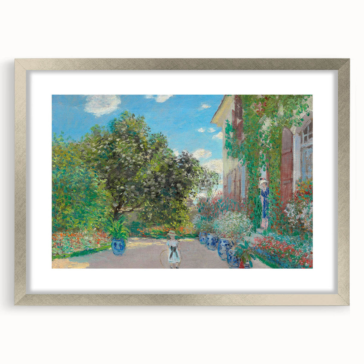 Artist's House at Argenteuil: Monet's Impressionist Garden Wall Art