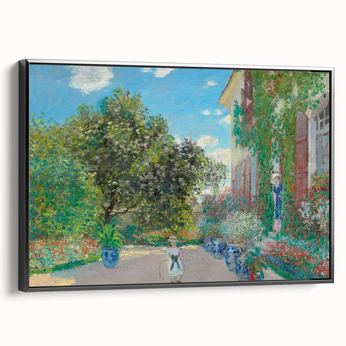 Artist's House at Argenteuil: Monet's Impressionist Garden Wall Art