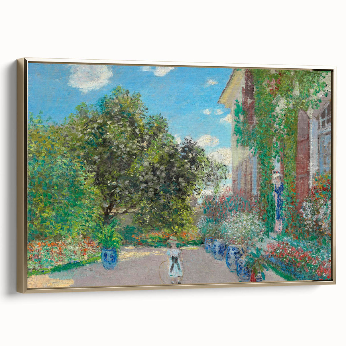 Artist's House at Argenteuil: Monet's Impressionist Garden Wall Art