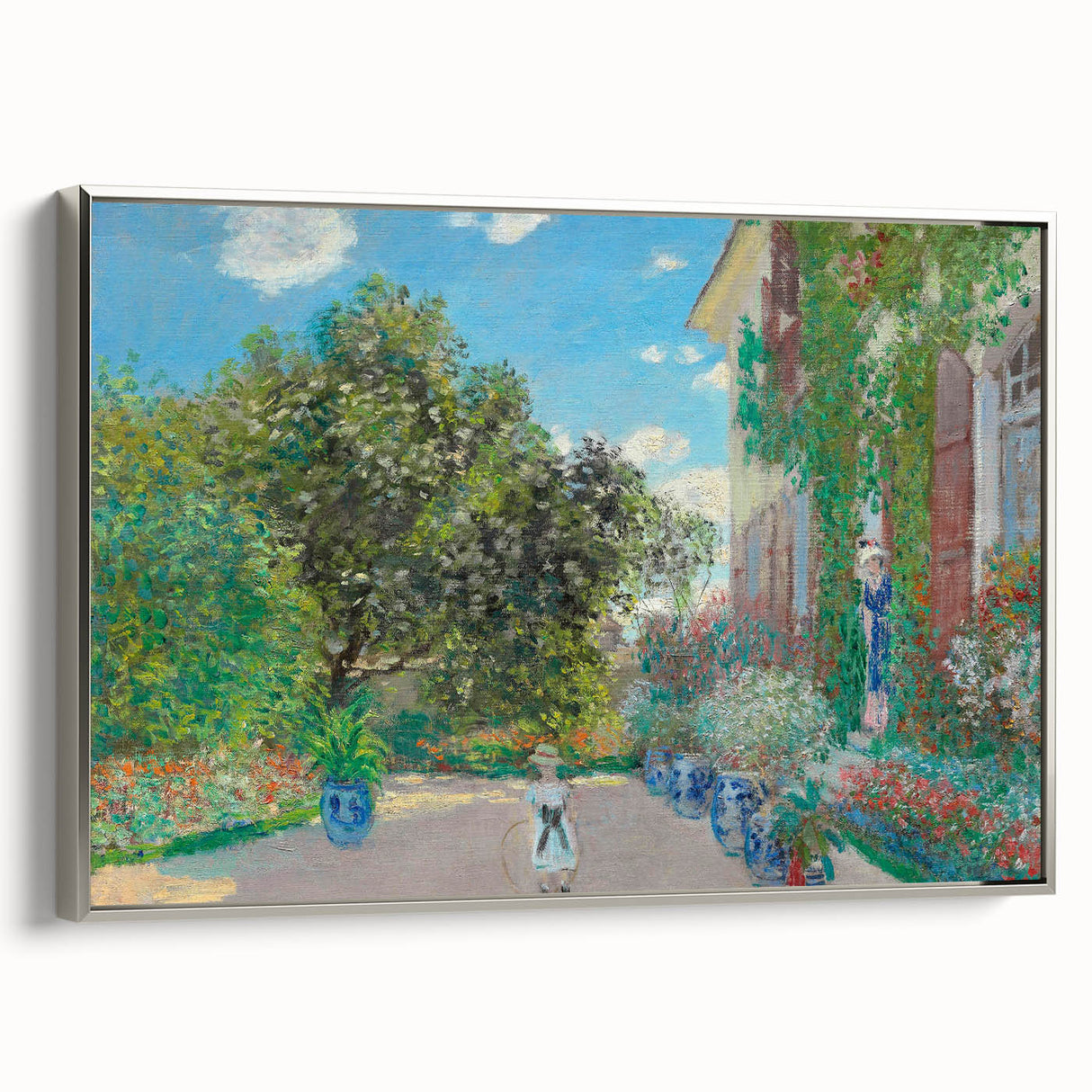 Artist's House at Argenteuil: Monet's Impressionist Garden Wall Art