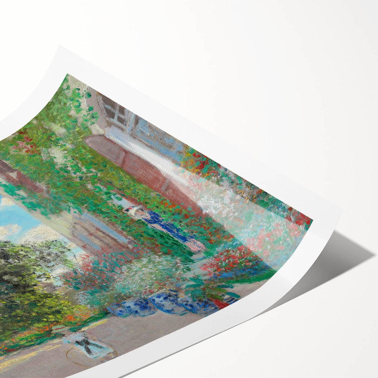 Artist's House at Argenteuil: Monet's Impressionist Garden Wall Art