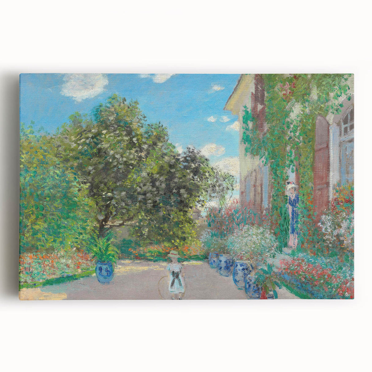 Artist's House at Argenteuil: Monet's Impressionist Garden Wall Art