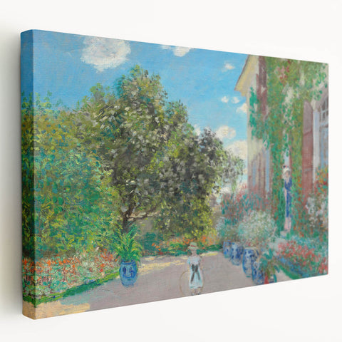 Artist's House at Argenteuil: Monet's Impressionist Garden Wall Art