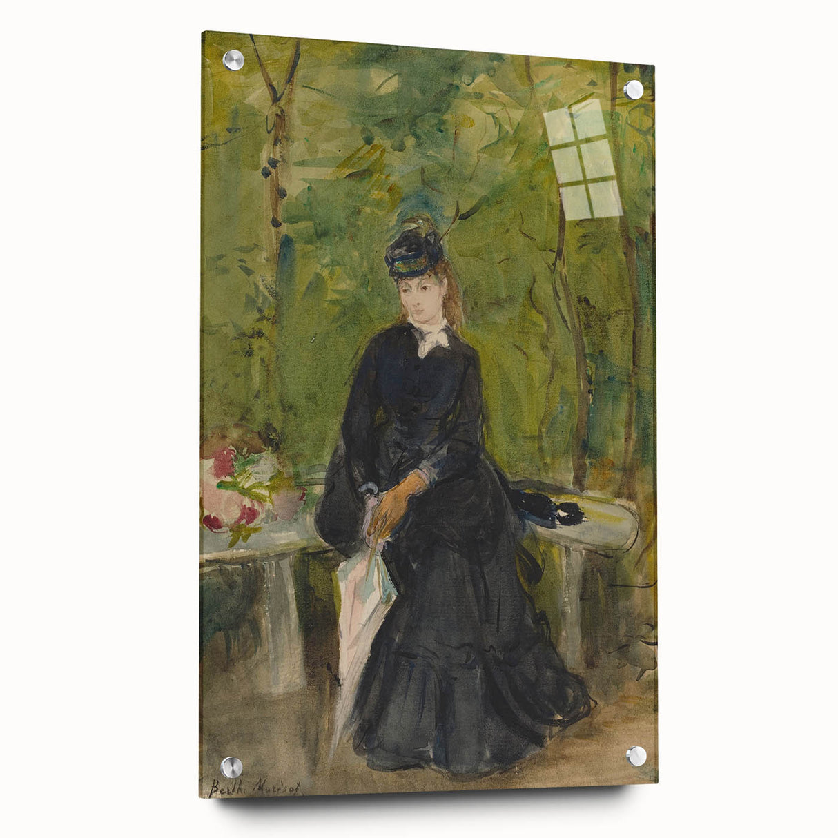 Impressionist Portrait Art - Morisot's "The Artist's Sister in a Park