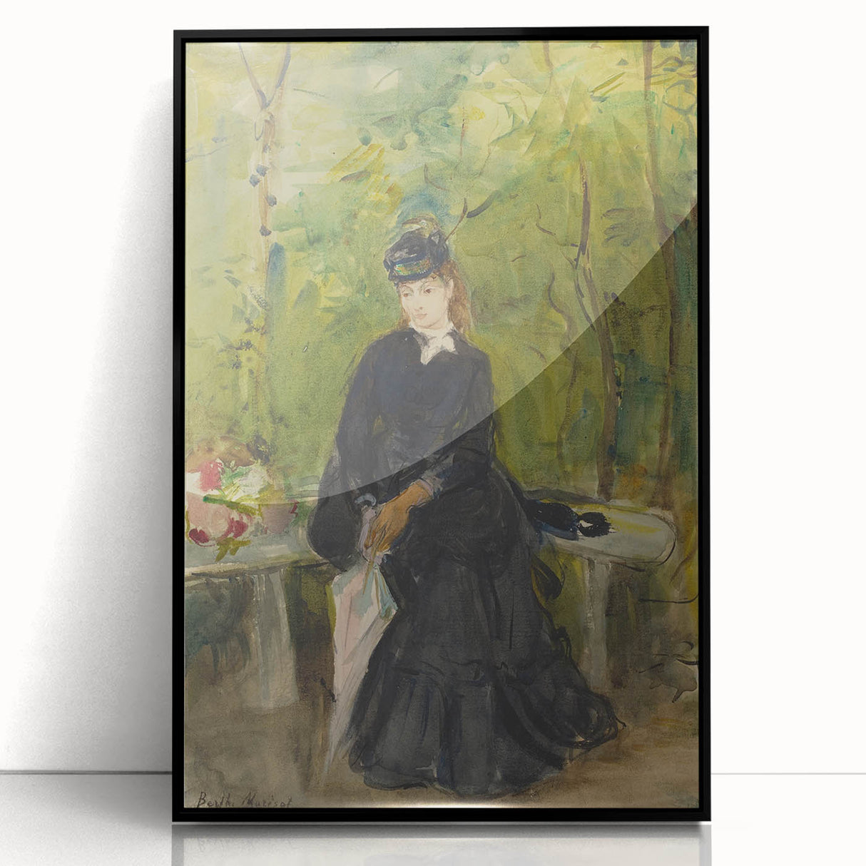 Impressionist Portrait Art - Morisot's "The Artist's Sister in a Park