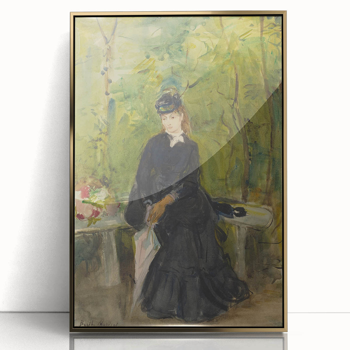 Impressionist Portrait Art - Morisot's "The Artist's Sister in a Park