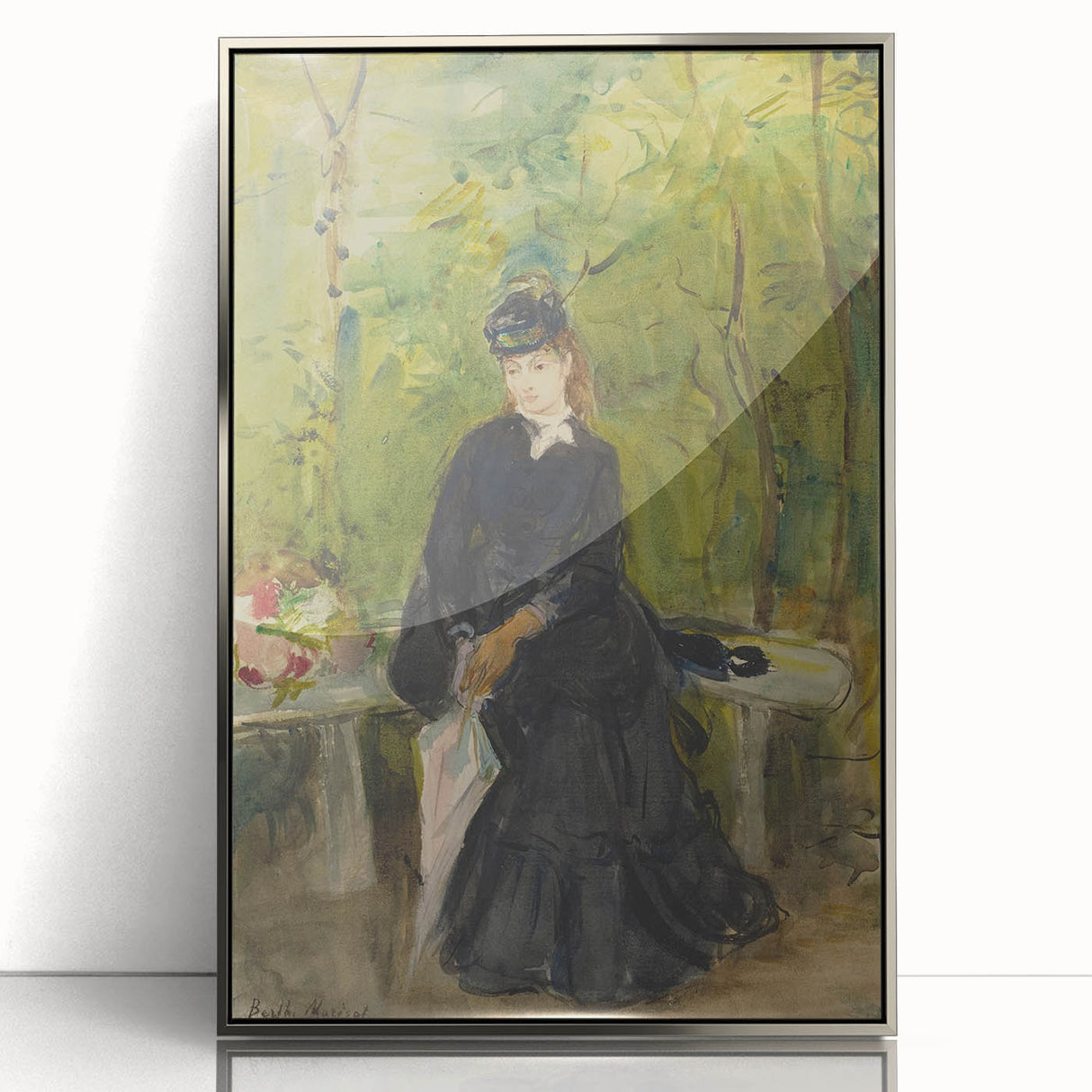 Impressionist Portrait Art - Morisot's "The Artist's Sister in a Park