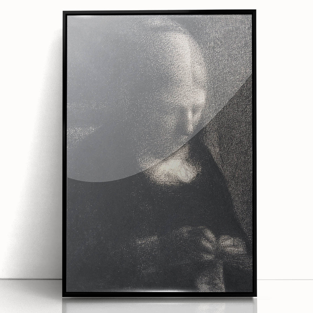 Impressionist Portrait Art - Seurat's "The Artist's Mother Embroidering