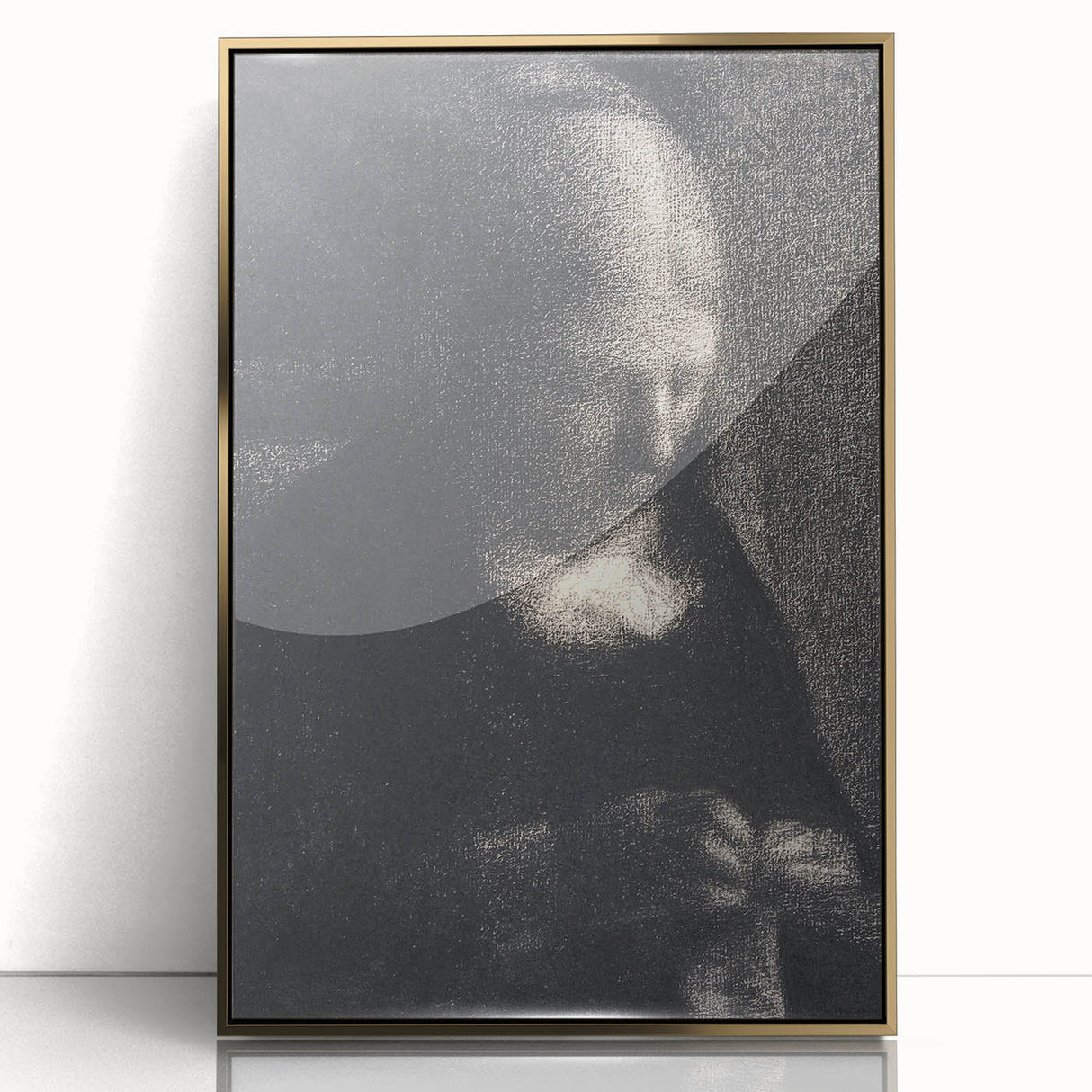 Impressionist Portrait Art - Seurat's "The Artist's Mother Embroidering