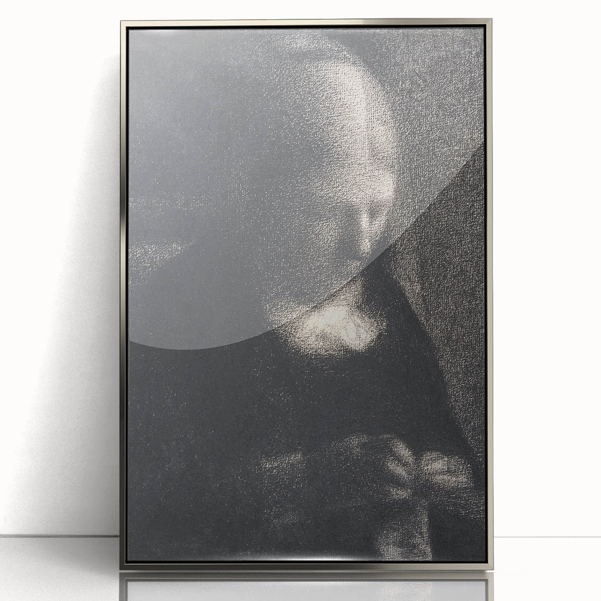 Impressionist Portrait Art - Seurat's "The Artist's Mother Embroidering