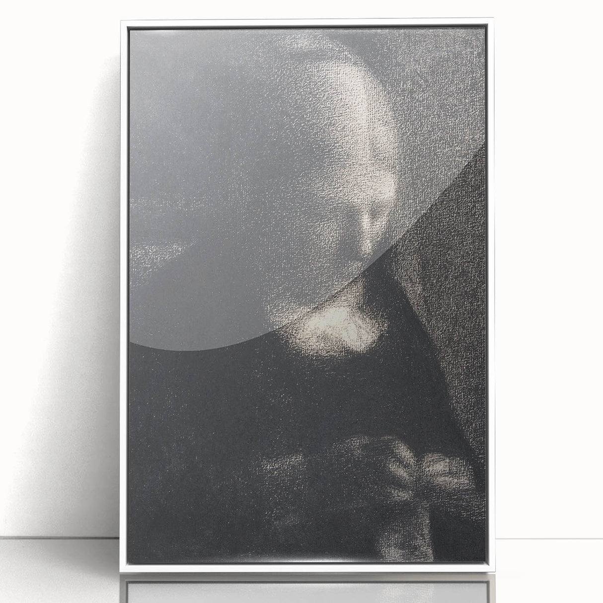 Impressionist Portrait Art - Seurat's "The Artist's Mother Embroidering