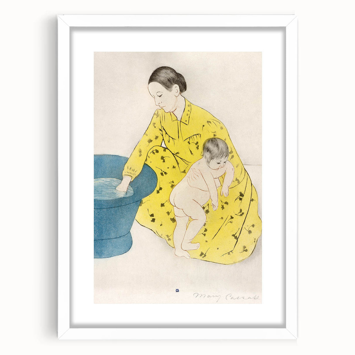 Impressionist Portrait Art - Mary Cassatt's "The Bath" Print