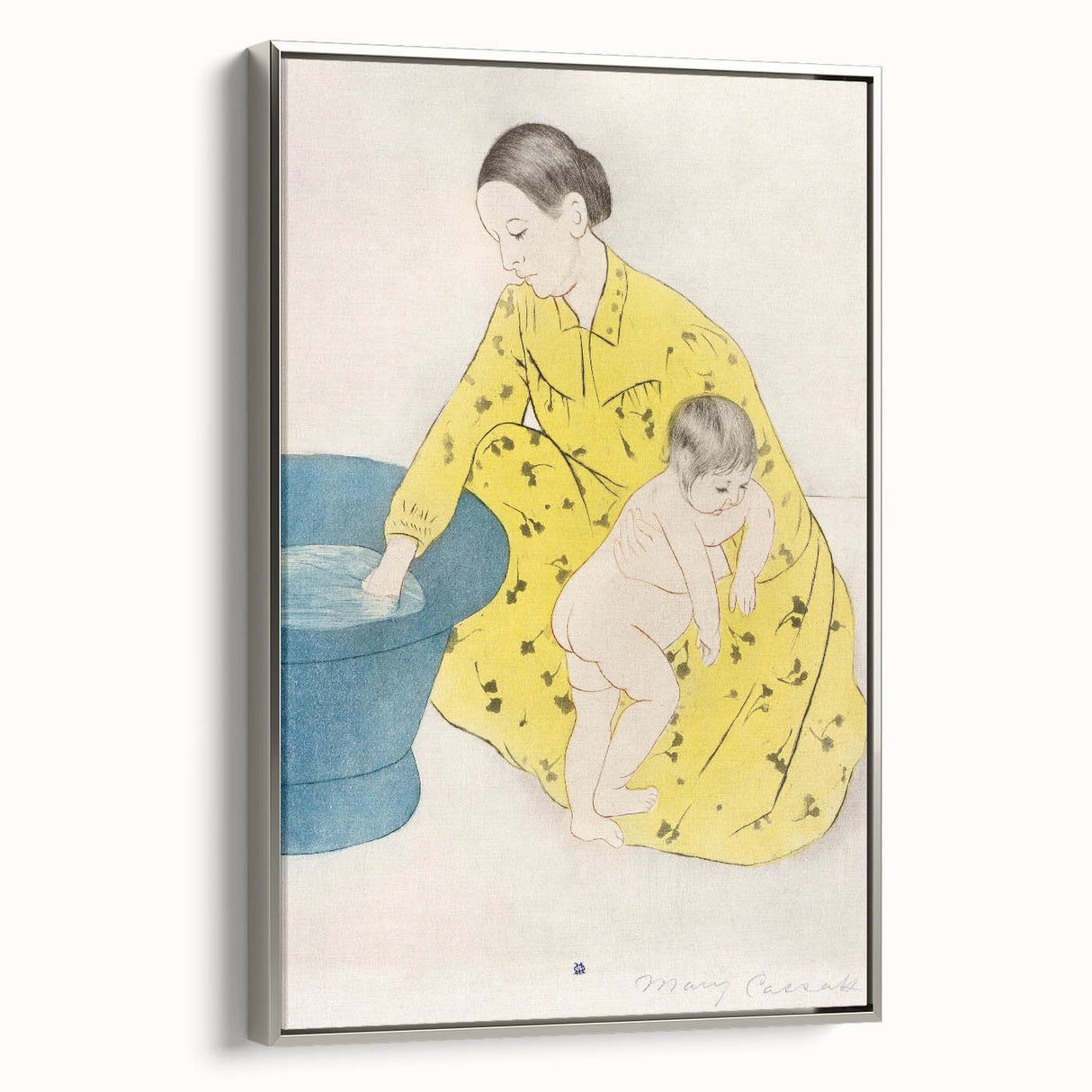 Impressionist Portrait Art - Mary Cassatt's "The Bath" Print