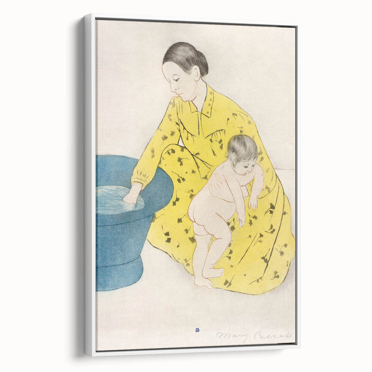 Impressionist Portrait Art - Mary Cassatt's "The Bath" Print