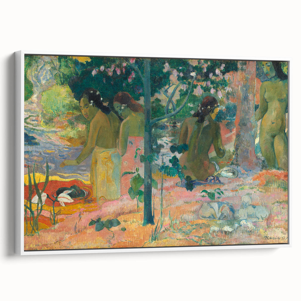 The Bathers: Paul Gauguin's Post-Impressionist Masterpiece Wall Art