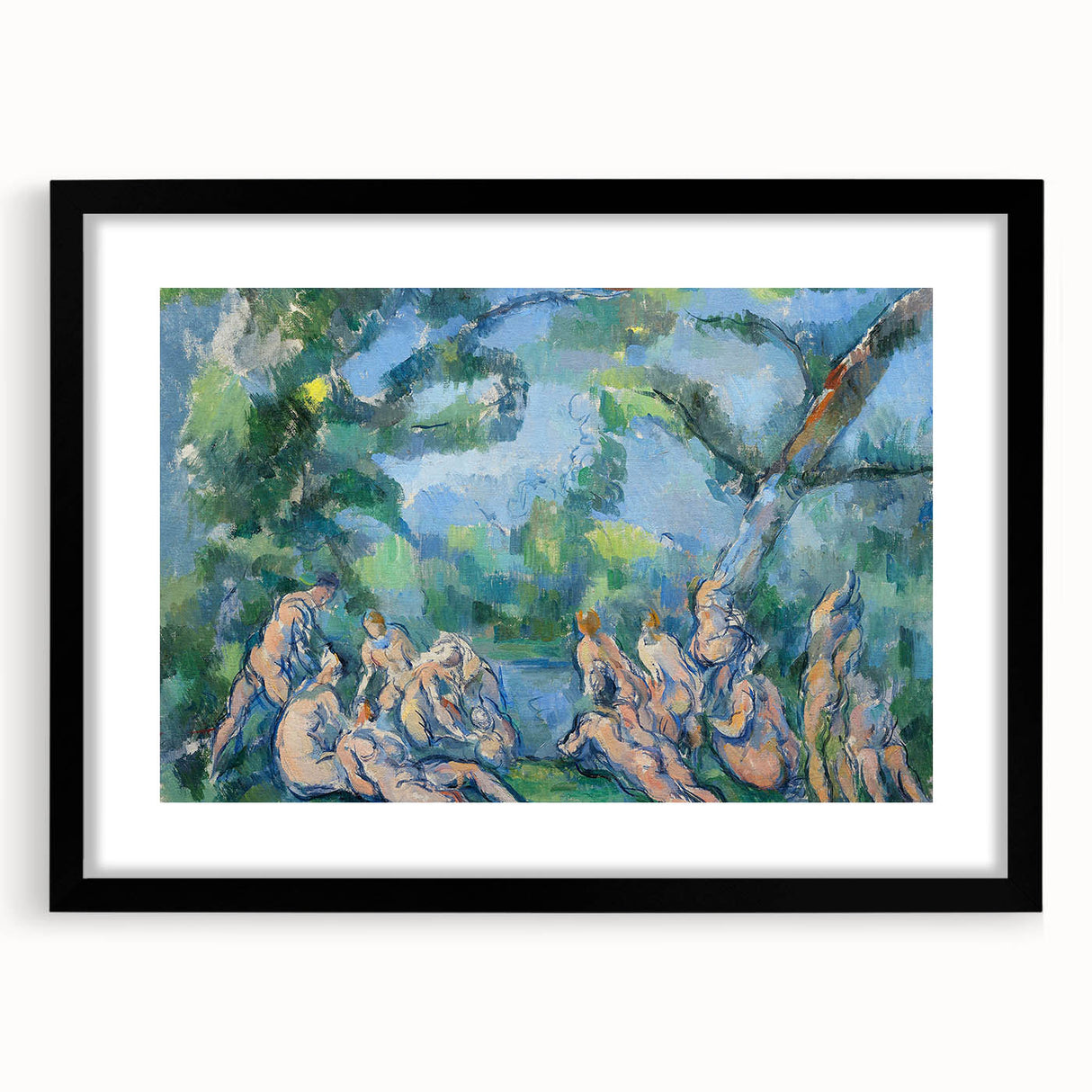 The Bathers: Paul Cézanne's Post-Impressionist Masterpiece Wall Art
