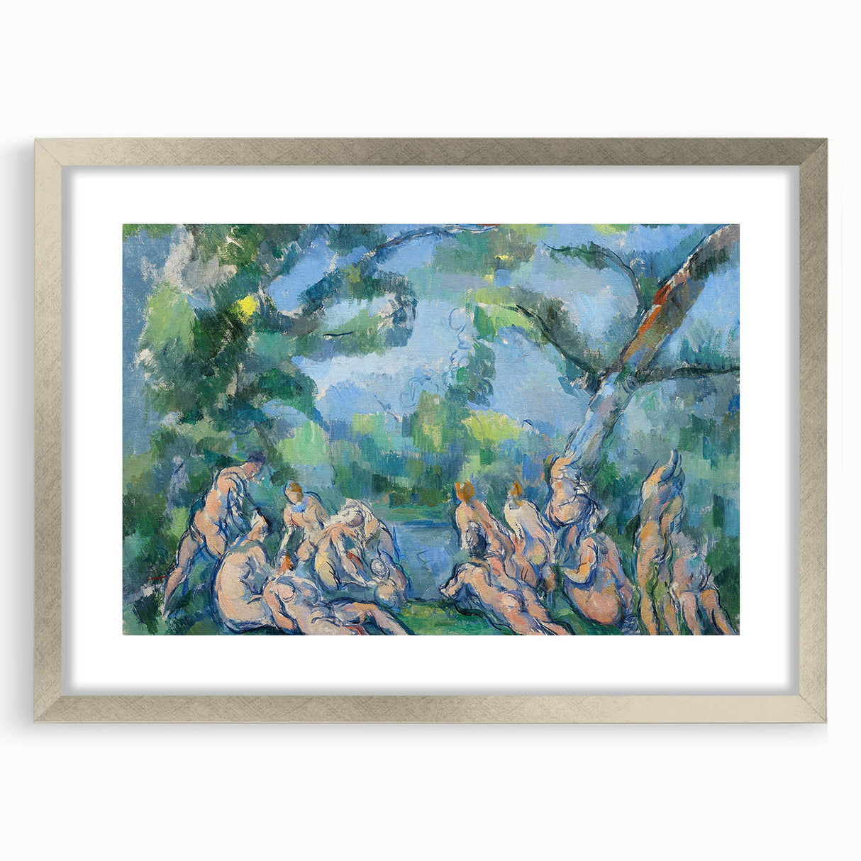 The Bathers: Paul Cézanne's Post-Impressionist Masterpiece Wall Art