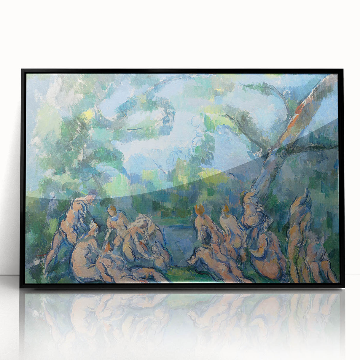 The Bathers: Paul Cézanne's Post-Impressionist Masterpiece Wall Art