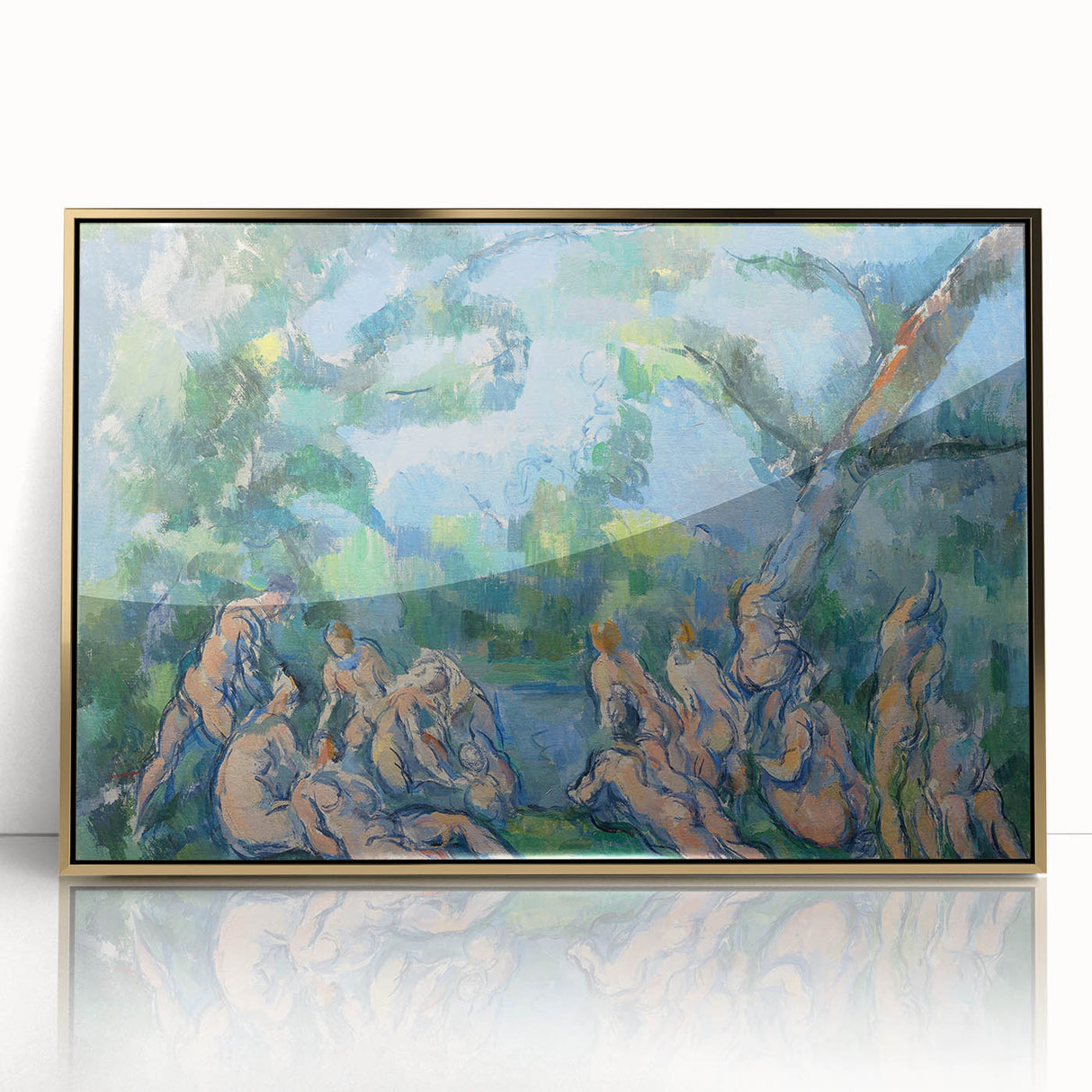 The Bathers: Paul Cézanne's Post-Impressionist Masterpiece Wall Art