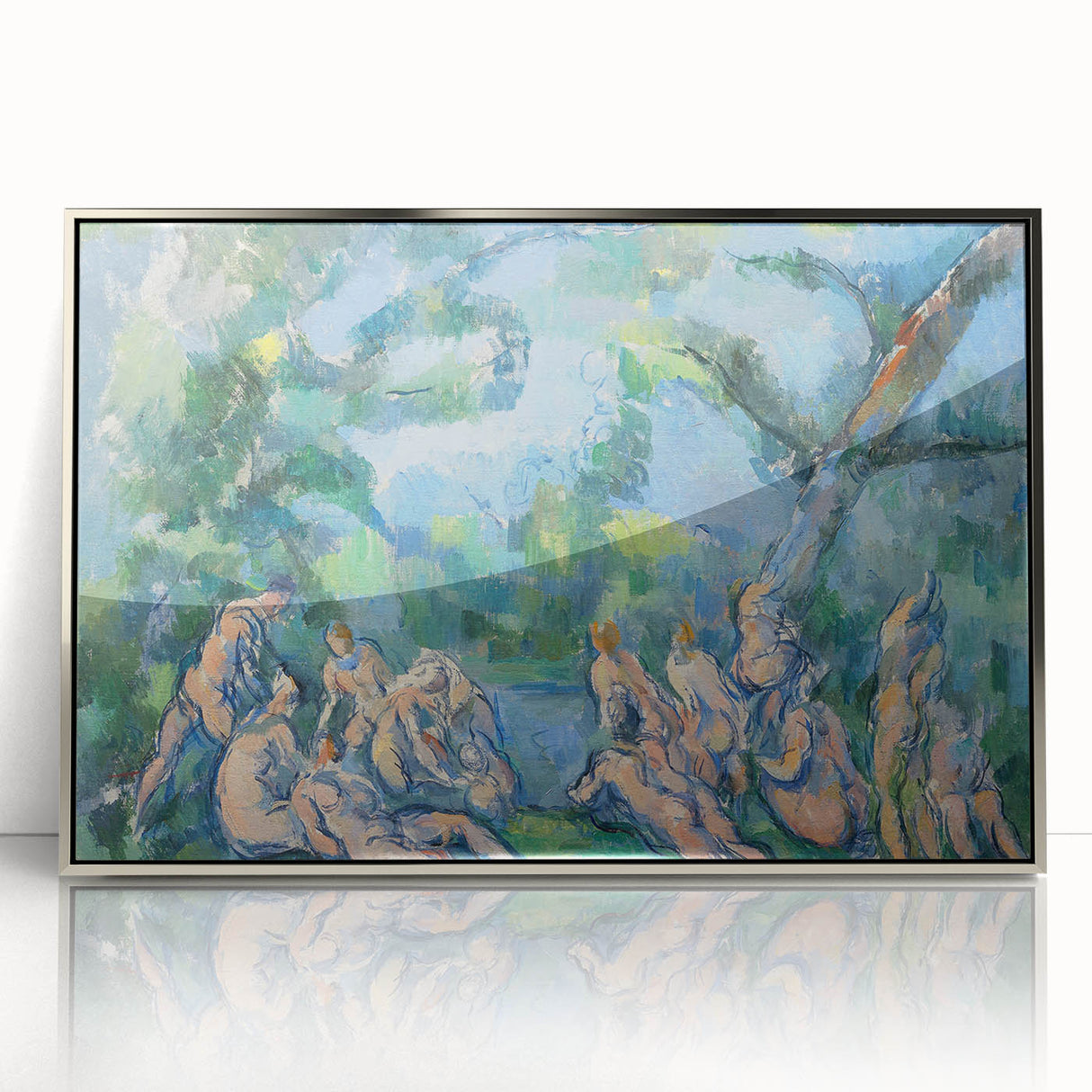 The Bathers: Paul Cézanne's Post-Impressionist Masterpiece Wall Art