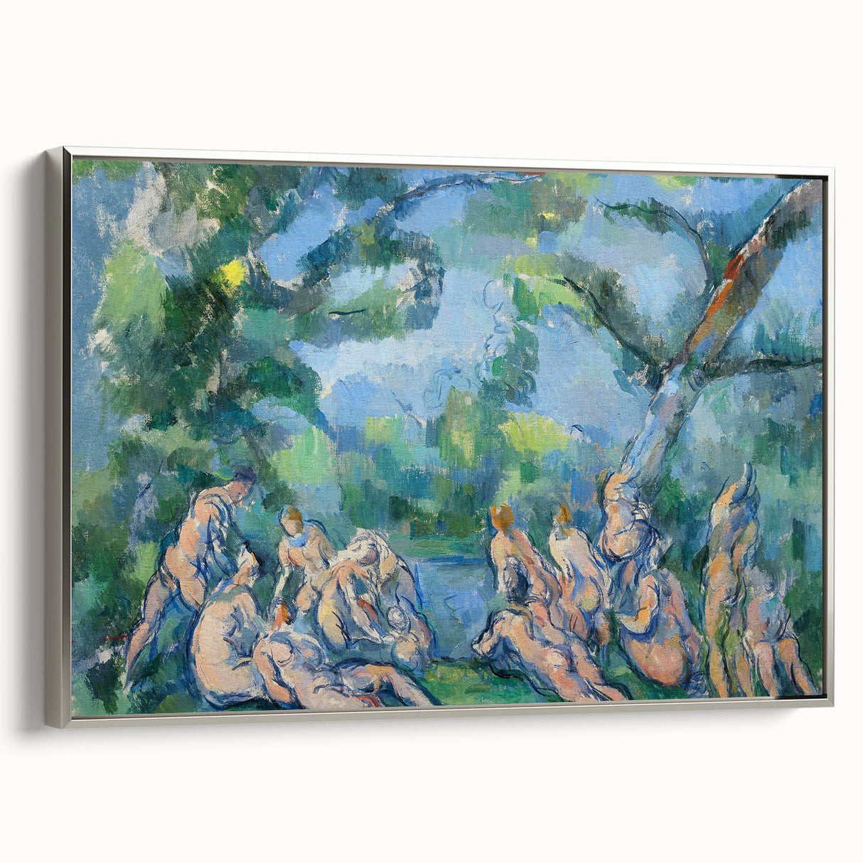 The Bathers: Paul Cézanne's Post-Impressionist Masterpiece Wall Art