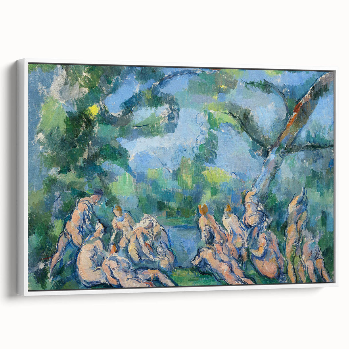 The Bathers: Paul Cézanne's Post-Impressionist Masterpiece Wall Art