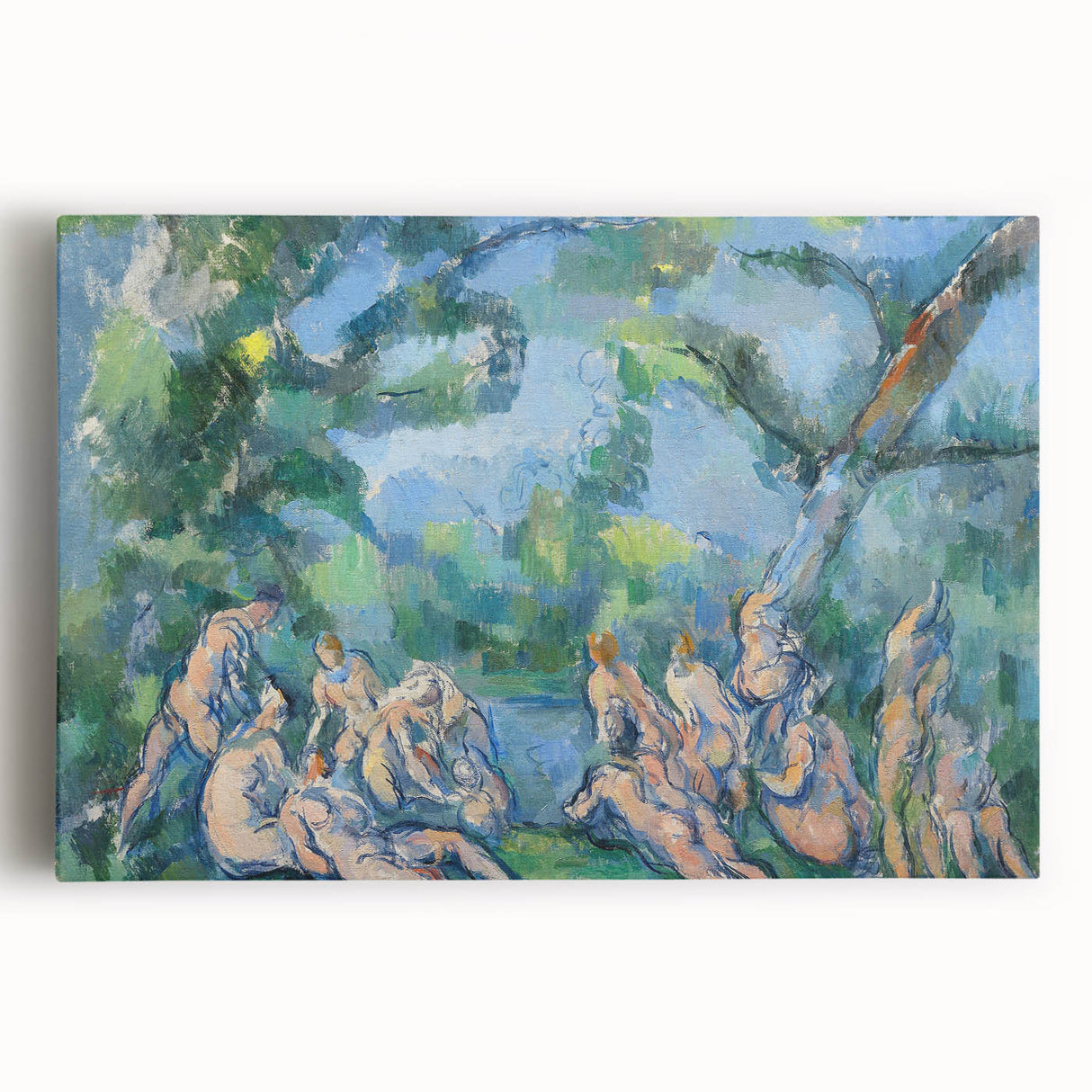 The Bathers: Paul Cézanne's Post-Impressionist Masterpiece Wall Art
